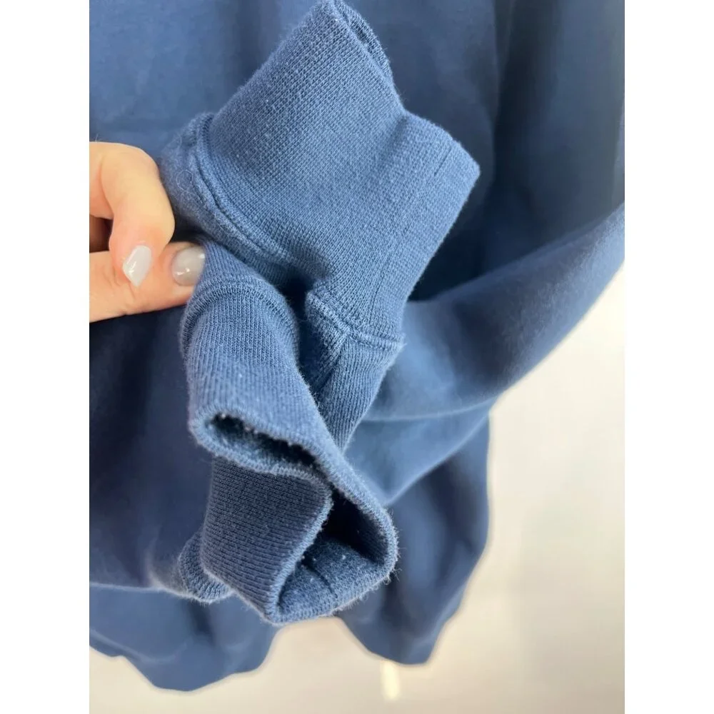 VTG NFL Patriots Logo Blue Crewneck Sweatshirt Mens Sz XL Y2K - Picture 8 of 8